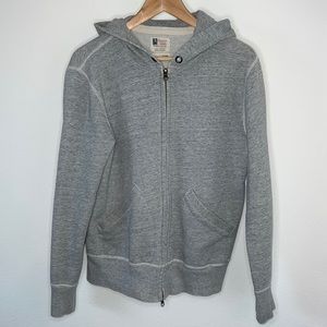 Todd Snyder x Champion Mid-weight full-zip Hoodie, Grey, size Medium
